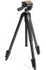 SLIK Sprint Digital Black Hammer Quick Shoe 107140 Tripod, 4-Section, Lever-Lock, 3-Way Head, Tone, Attachment,