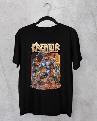 Kreator группа ХОТ НОВИНКА 2024 черная футболка унисекс Все размеры XY508 Унисекс Футболка