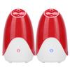 Hot Cold Mist Facial Steaming Machine Home Nano Spray Face Moisturizing Machine (Red) 220V Prise EU