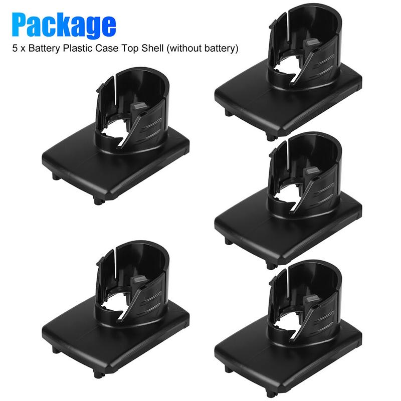 5 шт. пластиковый корпус аккумулятора, верхняя крышка корпуса для беспроводных электроинструментов Milwaukee M12