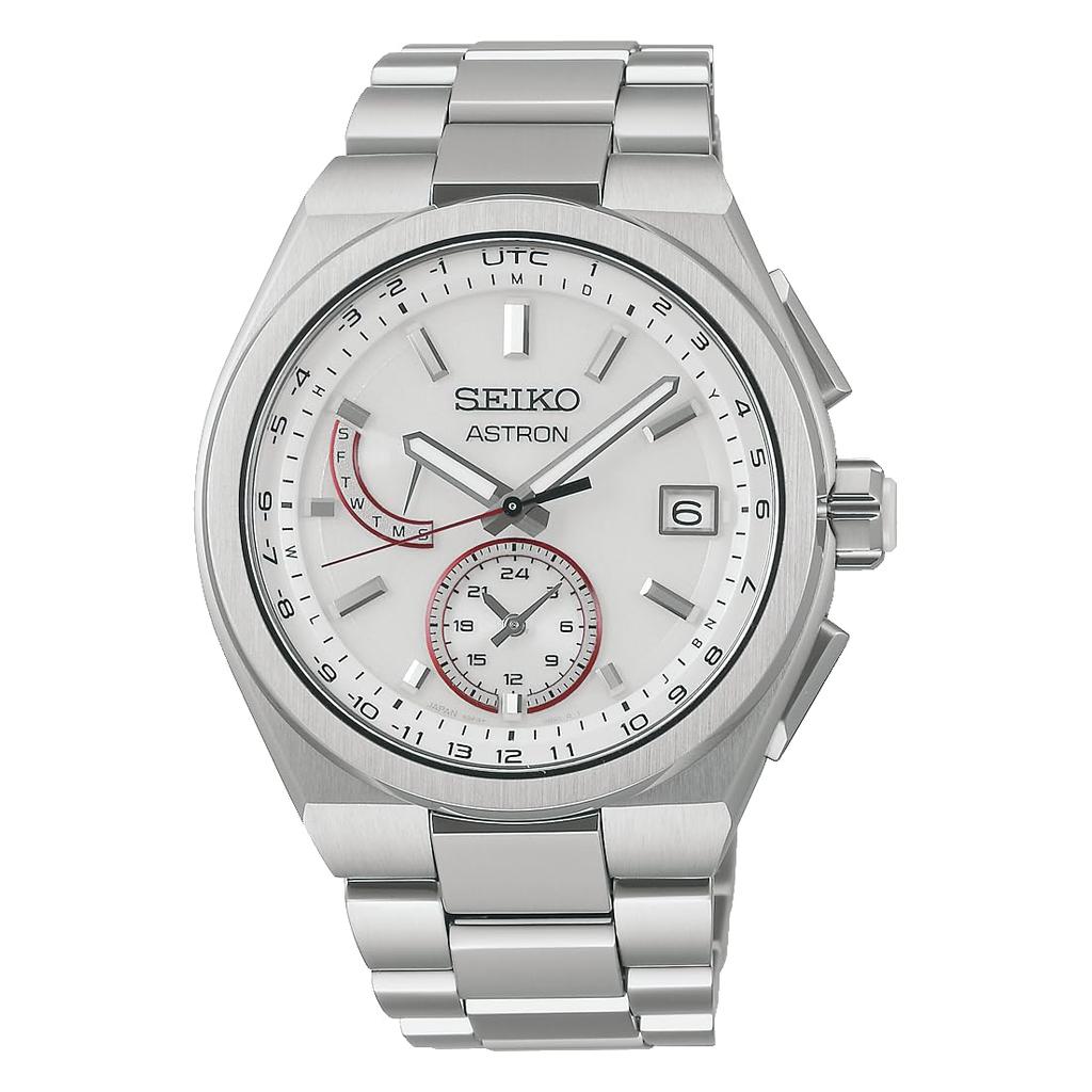Часы Seiko ASTRON SBXY093 Мужские наручные Сделано в Японии На солнечной батарее Радиоуправляемые Лимитированная модель в честь сотрудничества Врачи без границ 2025