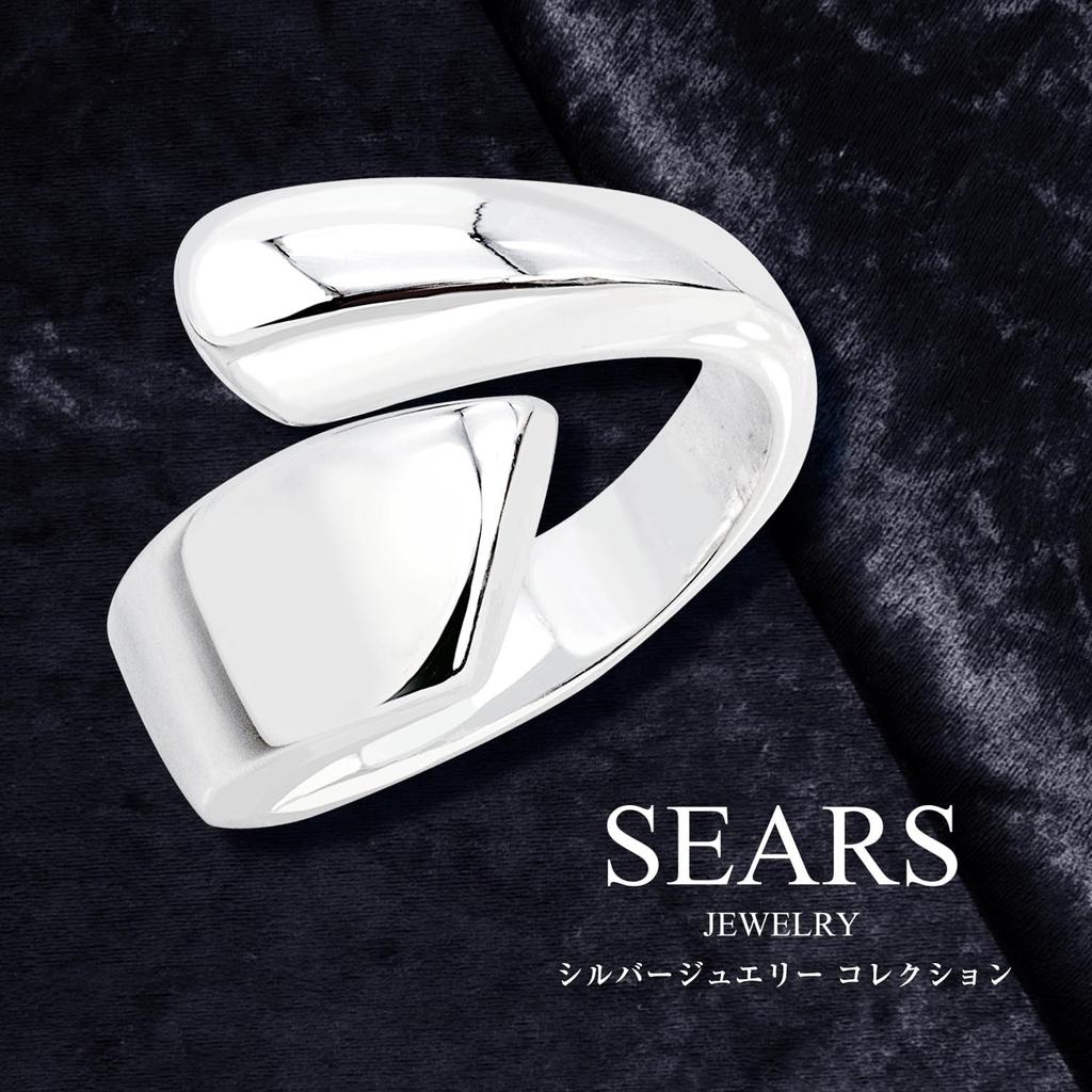 Кольцо 925 Серебряное кольцо [Sears] Мужское Женское sr01-0006