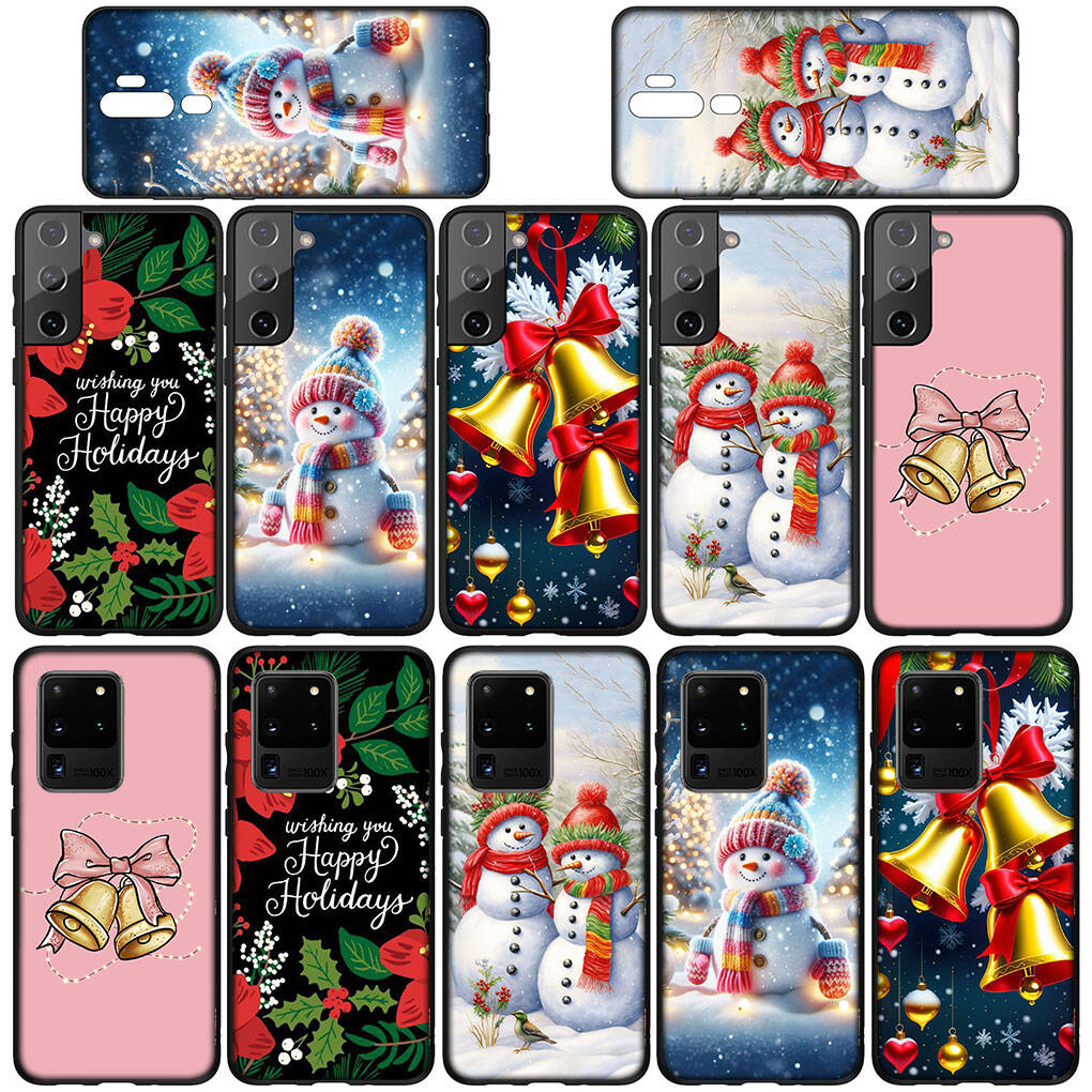 Чехол для iPhone 17 16 15 Xiaomi Poco F8 F7 X7 X6 M8 C85 C75 C71 Redmi Note 14 13 12 11 Pro Max A3 A4 14C 13C 15C Олень Санта-Клаус Рождественская елка
