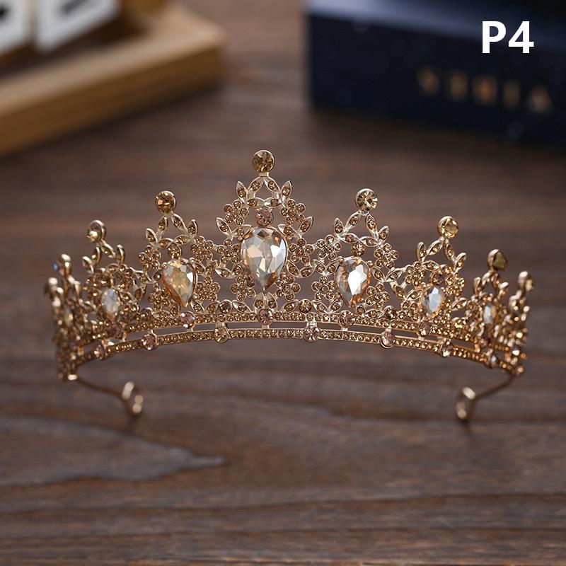 Принцесса королева винтажные диадемы и короны тиары для женщин свадебные свадебные вечеринки выпускной украшения для волос аксессуары