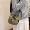 Bags Female College Students Bucket Bags Light Sports And Leisure Large Capacity Shoulder Messenger Bags