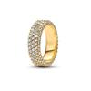 Exquisite 925 Sterling Silver Charming Rose Gold Series Daisy Ring Ladies' Classic Holiday Party Jewelry
