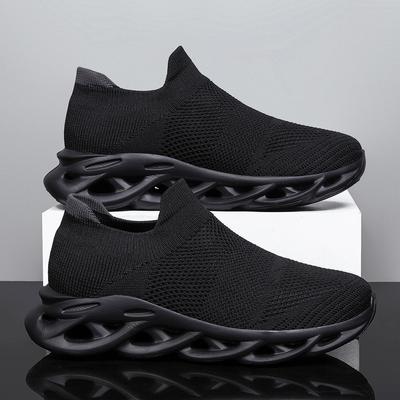 36–44, модные однотонные кроссовки, спортивная женская обувь больших размеров, дышащие носки Flyknit, обувь
