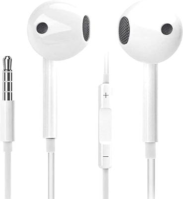 Новые проводные наушники для iPhone с компактным HIFI звуком, глубокими басами, чистым звуком, совместимые со всеми интерфейсами [Издание 2025] Пульт, Качество, Басы,