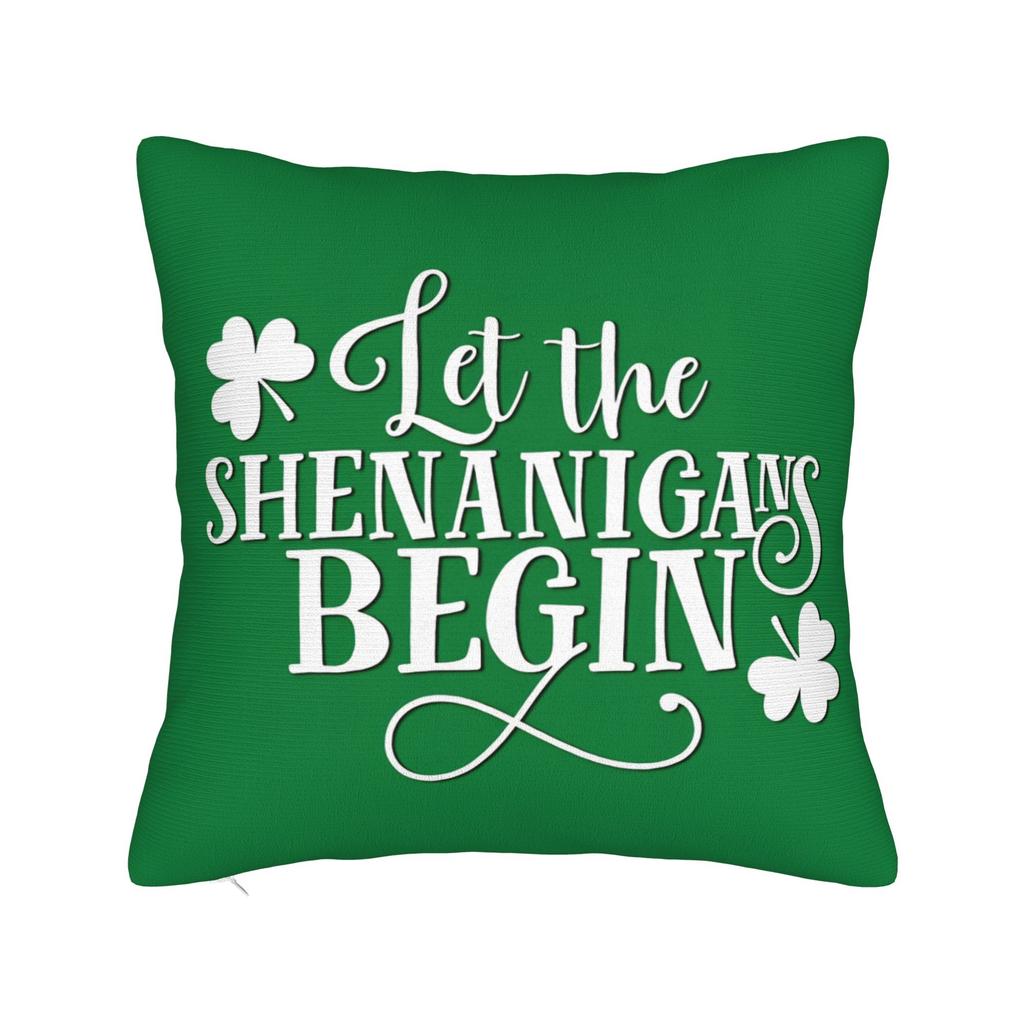 Pillow Cover St Patricks Day Funny Pillow Case For Living Room Sofa Pillowcases