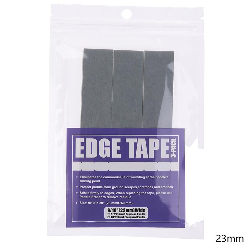 3 шт. Наклейка на кромку ракетки для пиклбола, Лента для защиты кромки головки ракетки, Снижение удара и предотвращение трения, Защитная лента для рамы