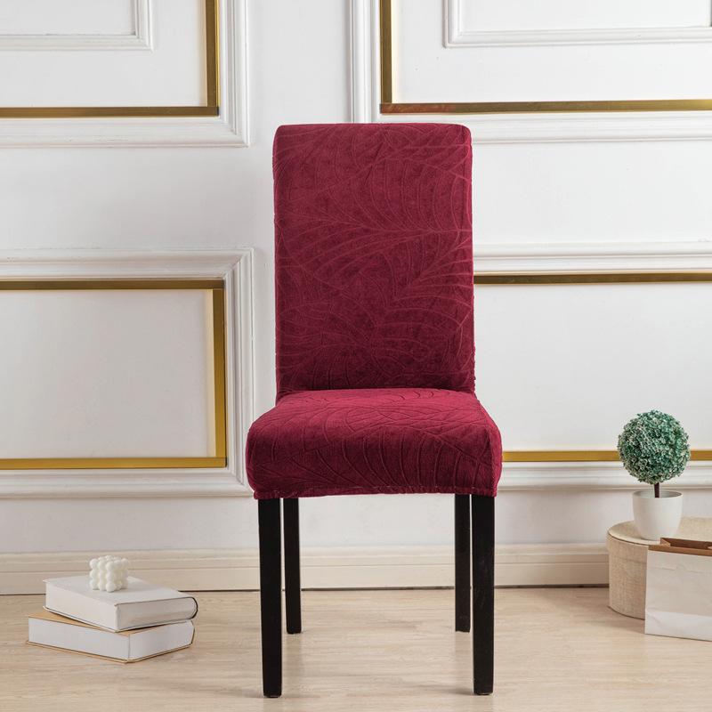 Водонепроницаемый жаккардовый чехол на кресло с крупным листом, эластичный получехол на диван для отеля, дома, офиса, защитник компьютерного кресла