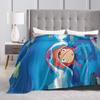 Super Soft Ponyoed Throw Blanket Premium Fleece Flannel Lightweight  Bed Blanket Fuzzy Plush Blankets All Season Use