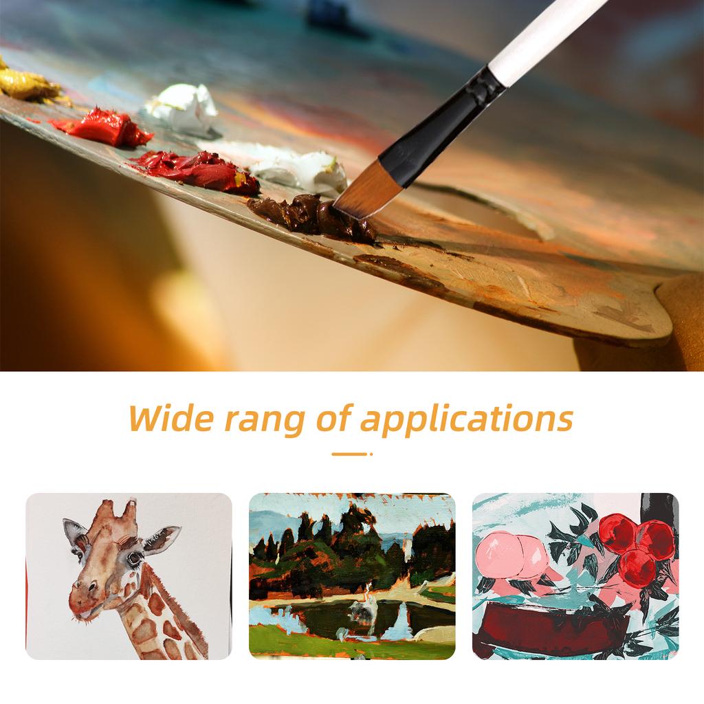 24pcs Draw Paint Brushes Set Kit Artist Paintbrush Round Brushes with Nylon Hair for Artist Acrylic