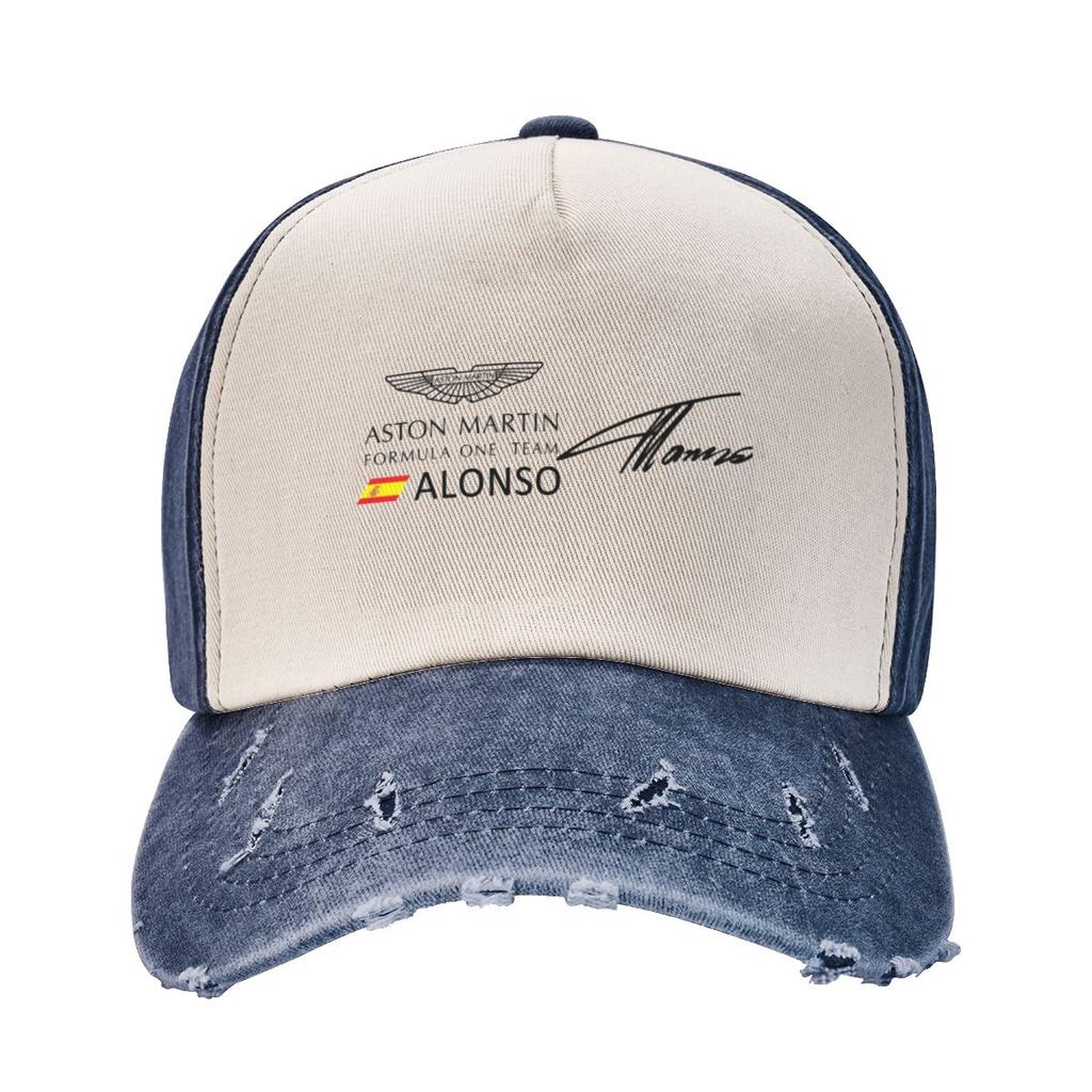 Фернандо Алонсо фирменная бейсболка регулируемая потертая винтажная хлопковая джинсовая потертая шляпа для женщин унисекс