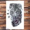 Realistic Dragons Fake Temporary Tattoo For Men Women Tribe Tigers Tattoos Stickers Spray Wolf Flowers Waterproof Tatoo Body Art