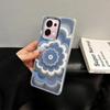 Чехол для OPPO A6 Pro 4G/5G, переливающийся градиентный цветочный прозрачный чехол, противоударная защита объектива камеры