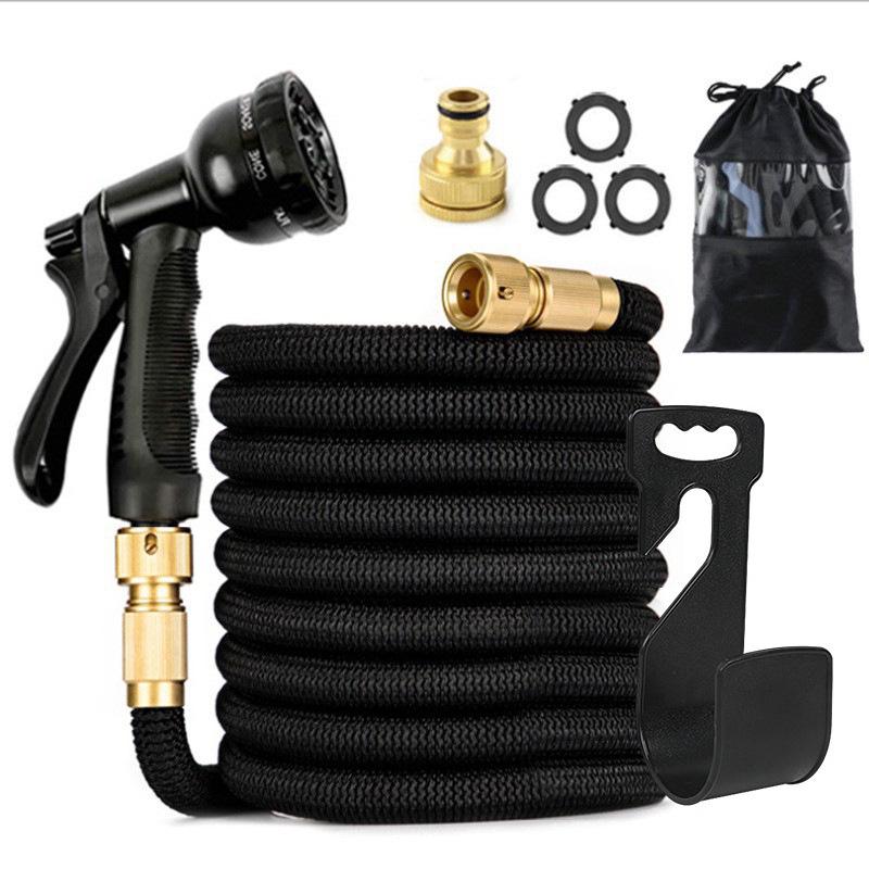 High-Pressure Retractable Garden Water Hose & Magic Spray Gun for Car Wash