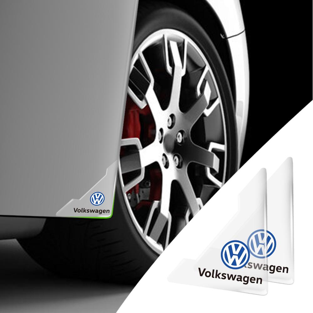 For VW Jetta Golf 6 CC EOS GTI R32 MK4 Jetta Bora Volkswagen 2/4PCS Car Door Corner Covers Anti Collision Protection Car Sticker QP9