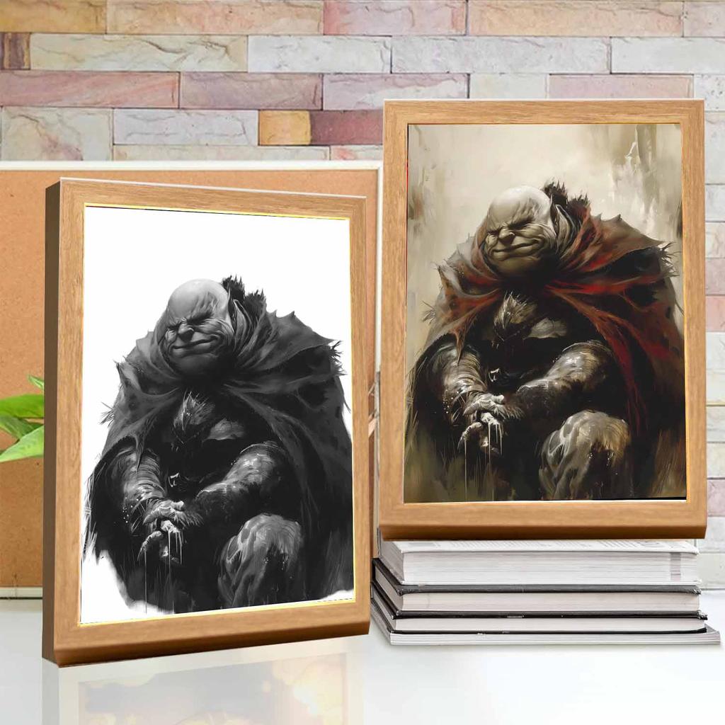 Anime Figure Berserk Behelit Light Painting Photo Frame Night Light Griffith Beherit Action Figures Room Decor Christmas Gifts