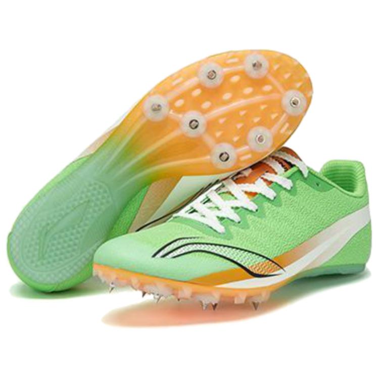 Li-Ning Удобные амортизирующие нескользящие низкие кроссовки для бега мужские кроссовки зеленые LJJT911-6
