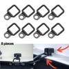 8Pcs Truck Square Shape Tie Down Ring Trailer Anchors Heavy Load D Ring Lashing Ring Metal Pull Hook