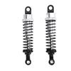 2pcs RC Car Shock Absorber 1 16 Front Rear 73mm Length Aluminum Alloy Model Truck DamperSilver