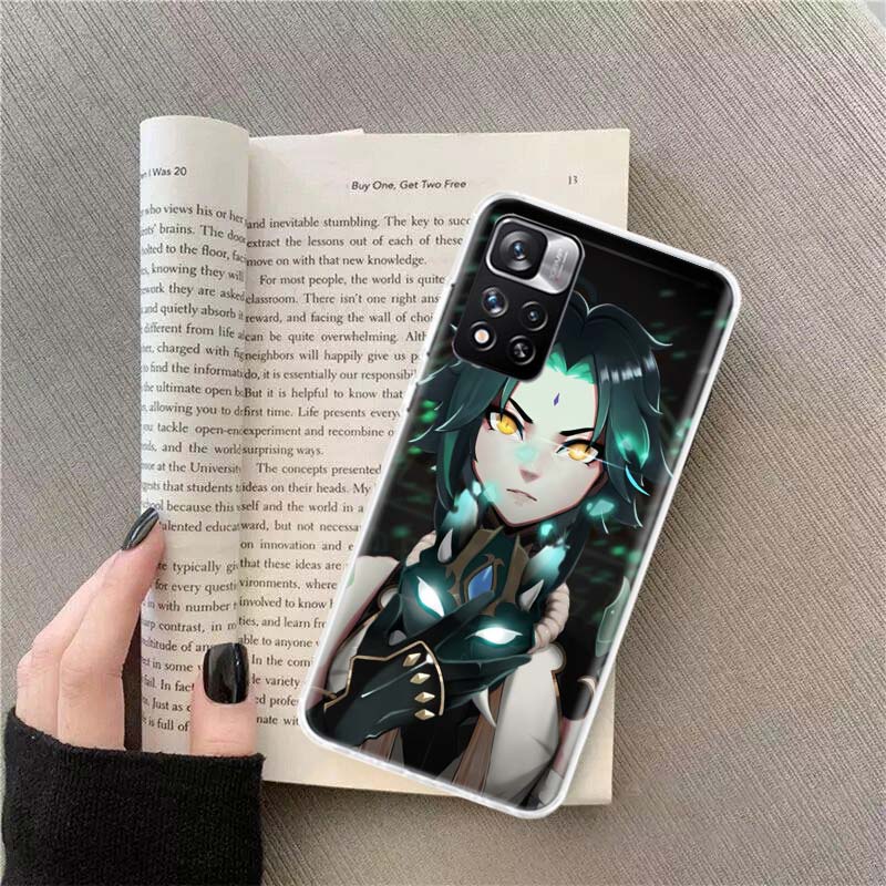 Чехол для телефона Xiao Genshin Impact для Xiaomi Poco X4 F4 GT X3 NFC X5 X6 X7 Pro 5G M5 M5S M3 F5 Mi F6 F3 F2 F1 Чехол Coque Fundas TP