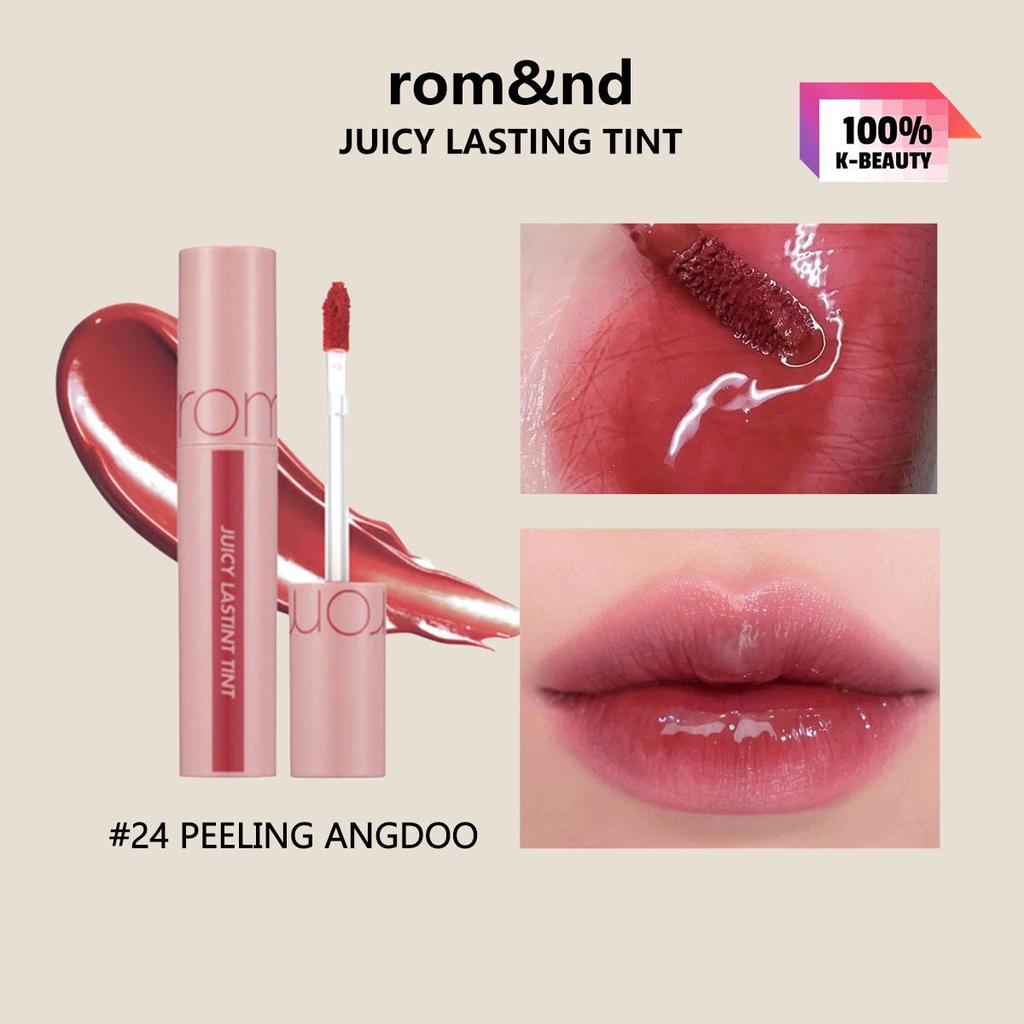 Rom&nd Juicy Lasting Tint - Стойкий, Сочный Финиш, Легкий K-Beauty Тинт для Губ (5.5g)