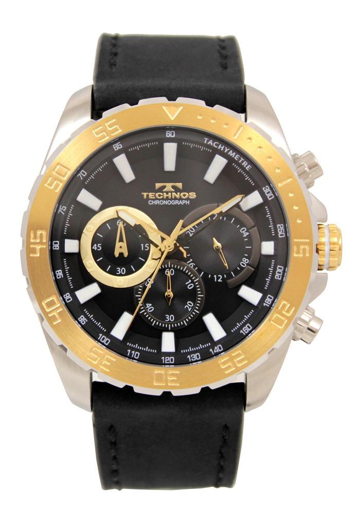 TECHNOS Часы T7A69SH мужские черные