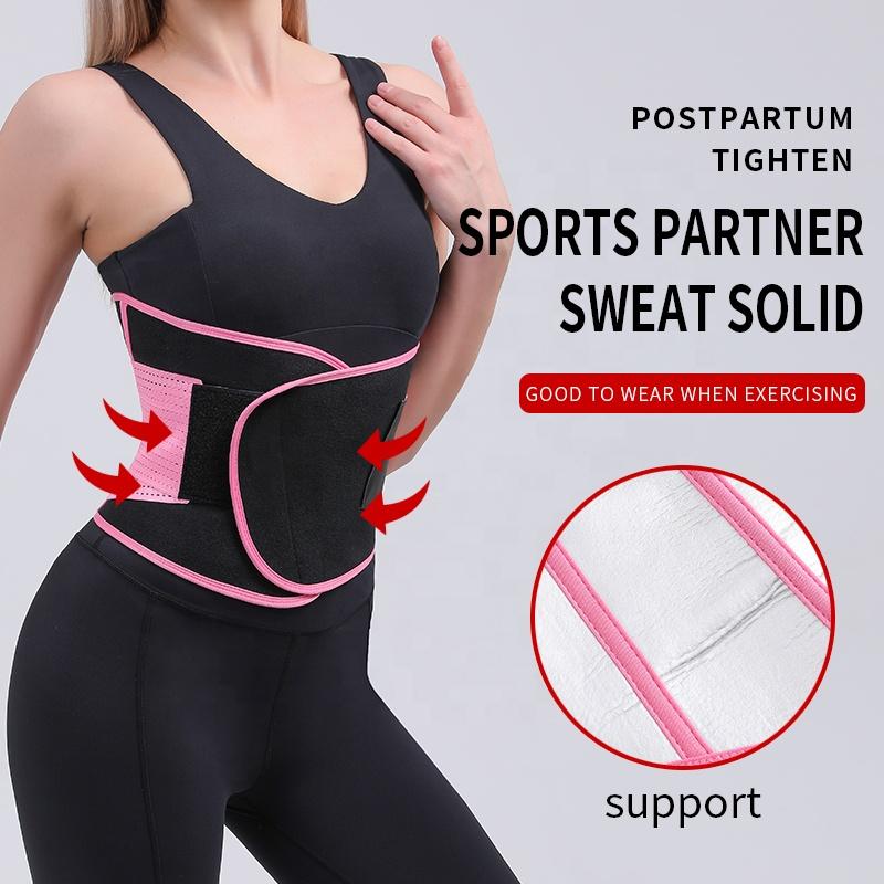 Custom Adjustable Body Shaper Belly Tummy Trimmer Wrap Sauna Sweat Waist Cincher Corset Sweat Girdle Sweat Waist Trainer Belt