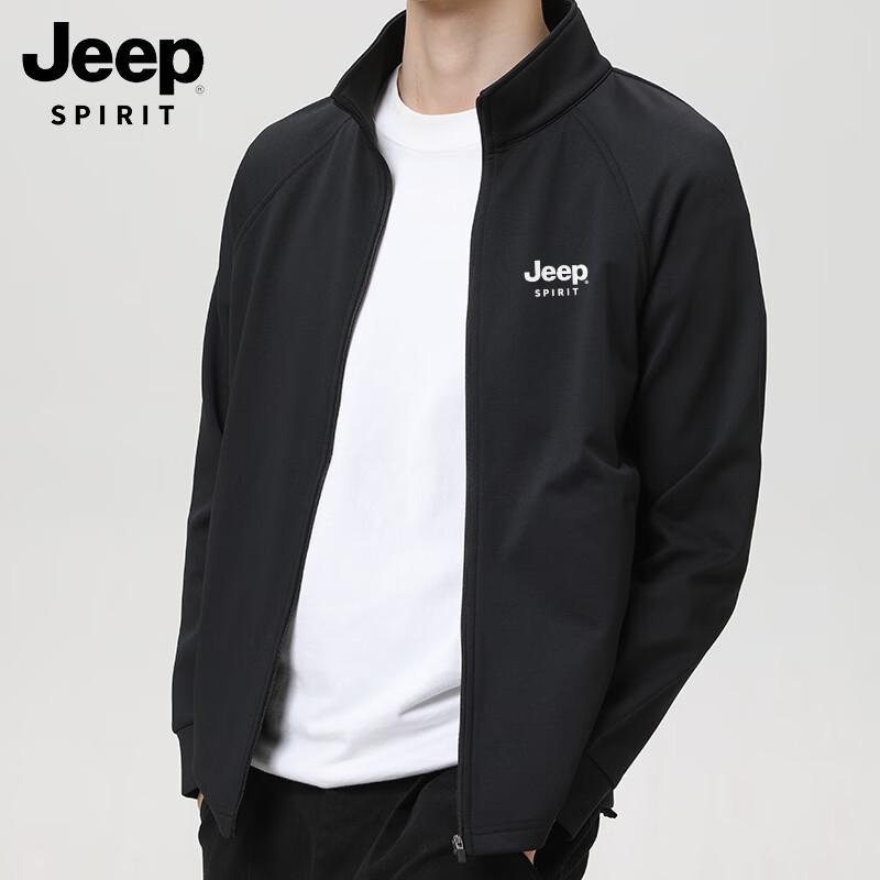 Мужская повседневная трикотажная куртка JEEP SPIRIT со стойкой