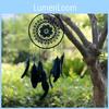 Artistic Feather Dreamcatcher Wall Decor Creative Handmade Craft For Living Room