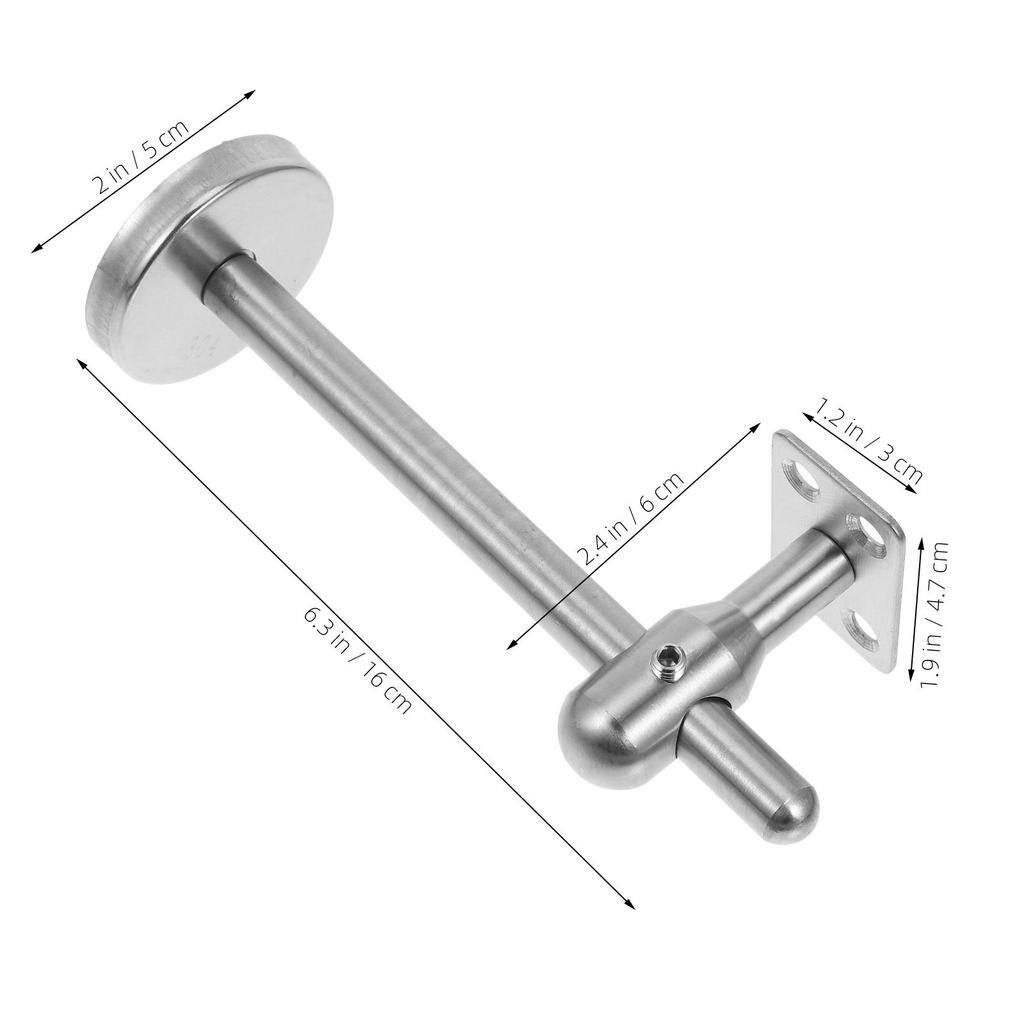 Premium 304 Stainless Steel Swivel Handrail Bracket Chrome Finish Versatile Staircase Railing Support Wall Mounted Easy Install