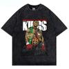 Mike Tyson Washed T Shirt Vintage Boxing T-shirts Streetwear Retro Tshirt Summer Short-sleeved Shirts Oversized Tshirts803