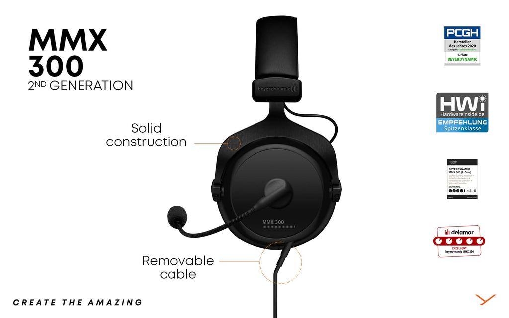 Beyerdynamic MMX 300 (Второе поколение) игровая гарнитура премиум-класса