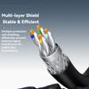 ESSAGER EXCWXY-JH01-P 3m CAT8 Ethernet Round Cable Home Office 40Gbps 2000MHz for Laptop Modem Router