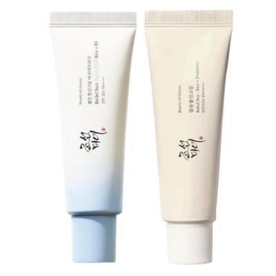 Joseon Beauty Прозрачный солнцезащитный крем с рисовой водой SPF 50+ PA+++ 50 мл, Аква Фреш 50 мл Корейская косметика, осветляющий