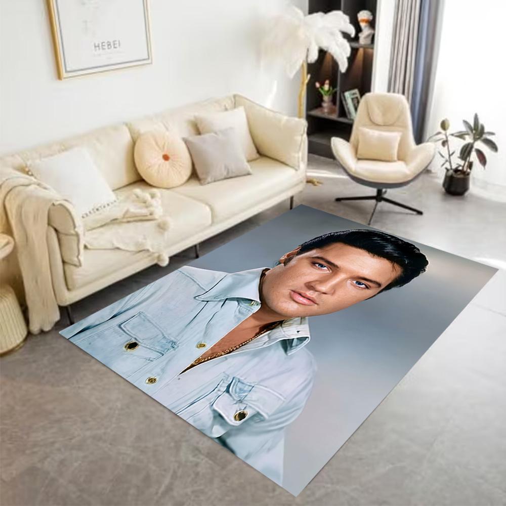 Elvis Presley's Iconic Style Floor Mat Suitable for Dining Room Kitchen Balcony Study room Anti-slip Rug Office home decor