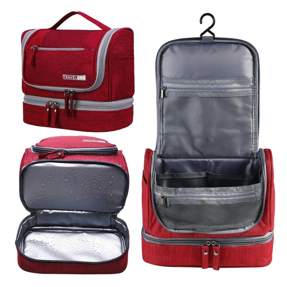 Multifunctional Hanging Makeup Bag Oxford Cloth Toiletry Bag Simple Cosmetic Bag Travel