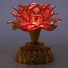 LED Lotus Buddhist Lights Color Changing Buddha Lamps Battery Operated Lamp Worship