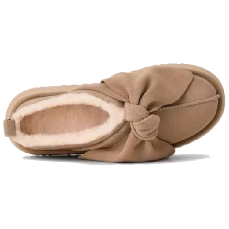 UGG Износостойкие закрытые тапочки женские коричневые 1176290-SAN