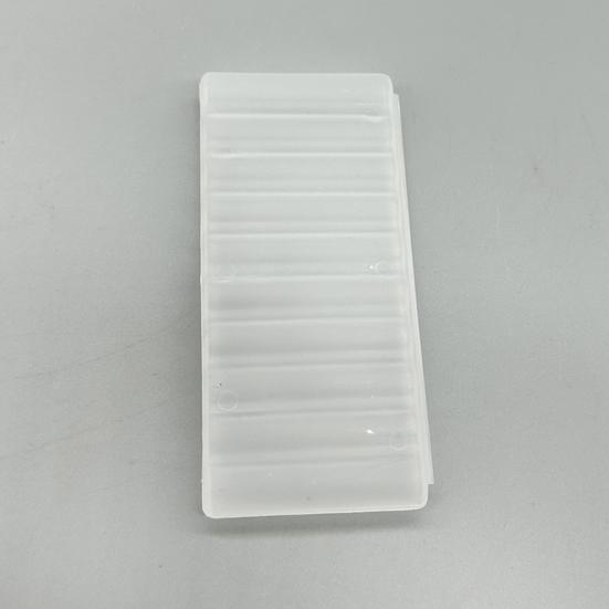 Прозрачный ящик для хранения батареек с крышкой, большая емкость, 10 слотов, компактный портативный органайзер для батареек типа АА, чехол для хранения