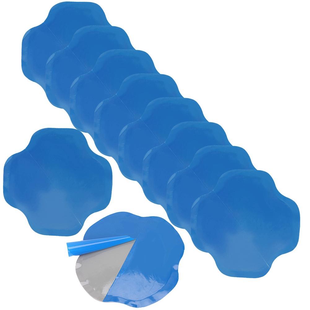 10 шт. 128 мм Автомобильная шина из натурального каучука Ремонт прокола шины Холодная заплата Бескамерные заплаты