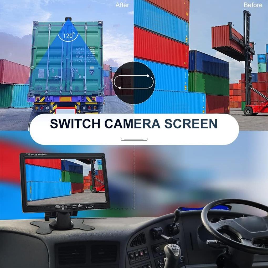 Reversing Camera Kit Car Play Monitor Rear View Monitor Supports Rearview Camera High-Definition