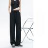 New Ant Waist Wide-leg Suit Pants Straight Loose Draping High Waist Casual and Versatile Slim Floor-moving Women's Pants