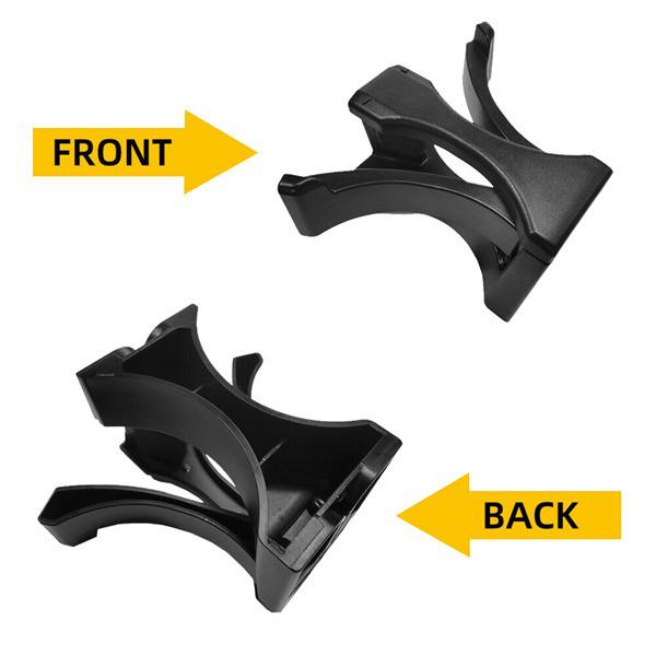 Toyota-Compatible Black ABS Cup Holder Divider
