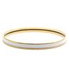 Used HERMES bracelet Uni metal/enamel 11.6g white gold Bangle