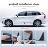 ACZ2  For KIA 2Pcs Car Door Corner Protective Cover Anti-collision Stickers Auto Accessories Stinger Optima Cerato Soul Venga Forte