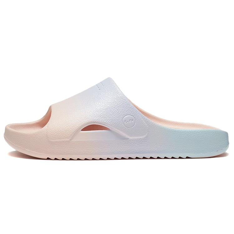 Женские легкие шлепанцы Li Ning Quiet Slide, светло-розовые, AGAS010-3