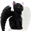 Фигурка кота на Хэллоуин, Статуэтка кота из смолы в шляпе ведьмы/с луной/с тыквой/с черепом для Хэллоуина, Декор для стола, камина, полки, рабочего стола